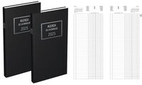 LECAS Agenda de La Banque Long 2024, 150 x 340 mm, 2 volumes (74000056)