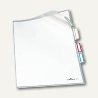 Durable Organisationshüllen DIN A4, 3fach-Teilung, transparent