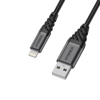 OtterBox Premium Cable USB A-Lightning 1M Noir - Câble