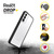 OtterBox React - Funda Protección mejorada para Samsung Galaxy S21 5G Negro Crystal - clear/Negro - Funda