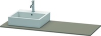 DURAVIT XS060GL9090 Konsole XSQUARE 16 x 1400 x 550 mm, mit Ausschnitt links fla