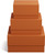 BIGSO BOX OF SWEDEN Aufbewahrungsbox Ilse 345352233 terracotta 3er-Set