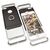 NALIA Custodia con anello compatibile con iPhone 8 Plus / 7 Plus, Ring-Case Rigida 360 Gradi Protettiva Rotazione Kickstand Cellulare, Cover Telefono Bumper Sottile - Nero