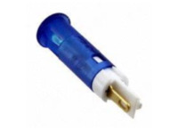 LED-Signalleuchte, 24 V (DC), blau, 1.2 cd, Einbau-Ø 6 mm, LED Anzahl: 1