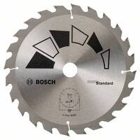 Bosch Accessories Standard 2609256B57 Keményfém körfűrészlap 184 x 20 mm Fogak száma (collonként): 24 1 db