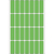 Vielzweck-Etiketten, zum Markieren, Adressieren, 13 x 40 mm, grün
