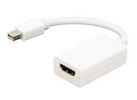 Mini-DisplayPort to HDMI adapter (audio & video), Mini-DP (m) to HDMI (f) - silverHDMI Adapters