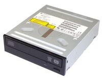 Optical Drive SATA Full Size **Refurbished** SATA DVD-ROM 16X SMD nonLS optical drive, Black Optical Disc Drives