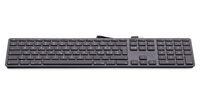 USB numeric Keyboard KB-1243, , 110 keys, 2x USB, aluminum, ,