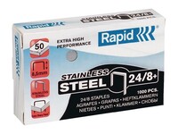 Rapid Super Strong Nietjes, 24/8, Roestvrij staal (pak 1000 stuks)