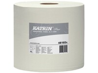 KATRIN Plus XL2 Papieren Handdoekrol, 2-laags, 265 mm, 1000 vel, Wit (pak 2 x 1000 vel)