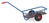 fetra® Handwagen, Ladefläche 700 x 400 mm, Siebdruckplatte, Geländer , Lufträder