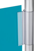 Clip de blocage d'étagère / Clip de fixation / Super pince avec tube de serrage | 25 mm