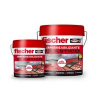 Fischer 547158 Sellante impermeabilizador de polímero 4L gris con fibras