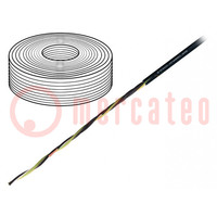 Cable: de motor; chainflex® CF34.UL.D; 4x10mm2; negro; cuerda; Cu