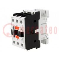 Contactor: 3-pole; NO x3; 24VAC; 32A; for DIN rail mounting; BF