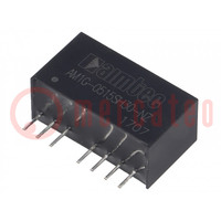 Converter: DC/DC; 1W; Uin: 4.5÷9V; Uout: 15VDC; Iout: 67mA; SIP8; THT