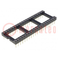 Socket: integrated circuits; DIP40; Pitch: 2.54mm; precision; THT