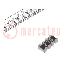 Retri resistive: Y; SMD; 27Ω; ±5%; 62,5mW; Nr resistori: 4