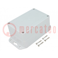 Enclosure: multipurpose; X: 80mm; Y: 120mm; Z: 60mm; ZP; ABS; gasket