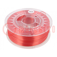 Filament: SILK; Ø: 1,75mm; rouge; 225÷245°C; 1kg