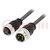 Cable: for sensors/automation; 7/8",both sides; 1.5m; male; PIN: 5