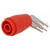 Socket; 4mm banana; 25A; 1kVDC; 27.2mm; red; PCB; -25÷80°C; 5mΩ
