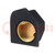Behuizing luidspreker; MDF; zwart; stof; 250mm; Groeven: 272mm