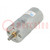 Motor: DC; with gearbox; LP; 6VDC; 2.4A; Shaft: D spring; 58rpm; 99: 1