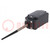 Limit switch; rubber seal,spring, total length 101,5mm; 10A