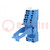 Socket; PIN: 11; 10A; 250VAC; for DIN rail mounting; spring clamps