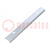 DIN rail; steel; W: 35mm; L: 250mm; Plating: zinc