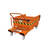 Sall Stapler-Anbaugerät, Inhalt: 755 L, Tragfähigkeit 1350 kg Version: 01 - orange