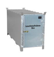 Leuchtstoffröhren Box SL 200 lackiert RAL7005 Mausgrau Gefahrgut Container
