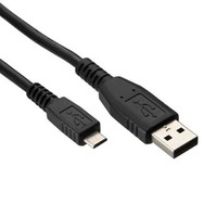 Logo USB kabel (2.0), USB A M - microUSB (M), 0.6m, czarny