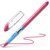Kugelschreiber Slider Basic, Kappenmodell, XB, pink, Schaftfarbe: transparent