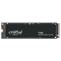 CRUCIAL NUEVO 2024 T705 1TB PCIE GEN5 NVME M.2 SSD - HASTA 13.600 MB/S - LISTO PARA JUGAR - UNIDAD INTERNA DE ESTADO SÓLIDO (PC)
