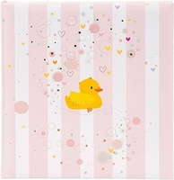 GOLDBUCH RUBBER DUCK GIRL 30X31 60 WEIßE SEITEN BABYALBUM 15478