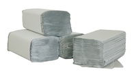Produktabbildung - Standard Papierhandtücher, Falthandtuchpapier, 1-lagig, 25,0 x 23,0 cm