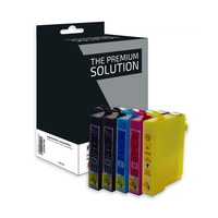 The Premium Solution B8E128B/CLXL cartouche d'encre 5 pièce(s) Compatible Noir, Cyan, Magenta, Jaune