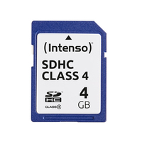 Intenso 3401450 memoria flash 4 GB SDHC Clase 4