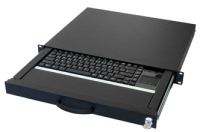 aixcase AIX-19K1UKUSTP-B toetsenbord USB QWERTY Amerikaans Engels Zwart