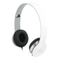LogiLink HS0029 hoofdtelefoon/headset Bedraad Hoofdband Oproepen/muziek Wit