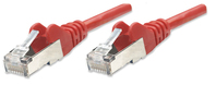 Intellinet Netzwerkkabel, Cat5e, SF/UTP, CCA, Cat5e-kompatibel, RJ45-Stecker/RJ45-Stecker, 20,0 m, rot