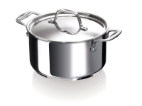 BEKA Chef Casserole with lid 5 L Acero inoxidable
