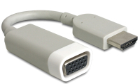 DeLOCK 65469 adaptador de cable de vídeo VGA (D-Sub) HDMI tipo A (Estándar) Blanco