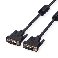 Value 11.99.5555 DVI kabel 5 m DVI-D Zwart