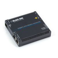 Black Box LGC5200A hálózati média konverter 1000 Mbit/s Fekete
