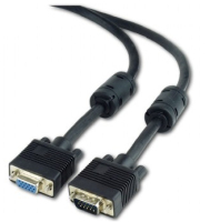 Gembird CC-PPVGAX-10-B VGA kabel 3 m VGA (D-Sub) Zwart