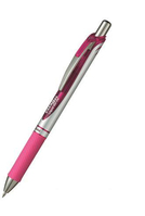 Pentel EnerGel Xm Ausziehbarer Gelschreiber Pink